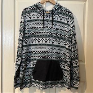 on the byas Geometric Hoodie